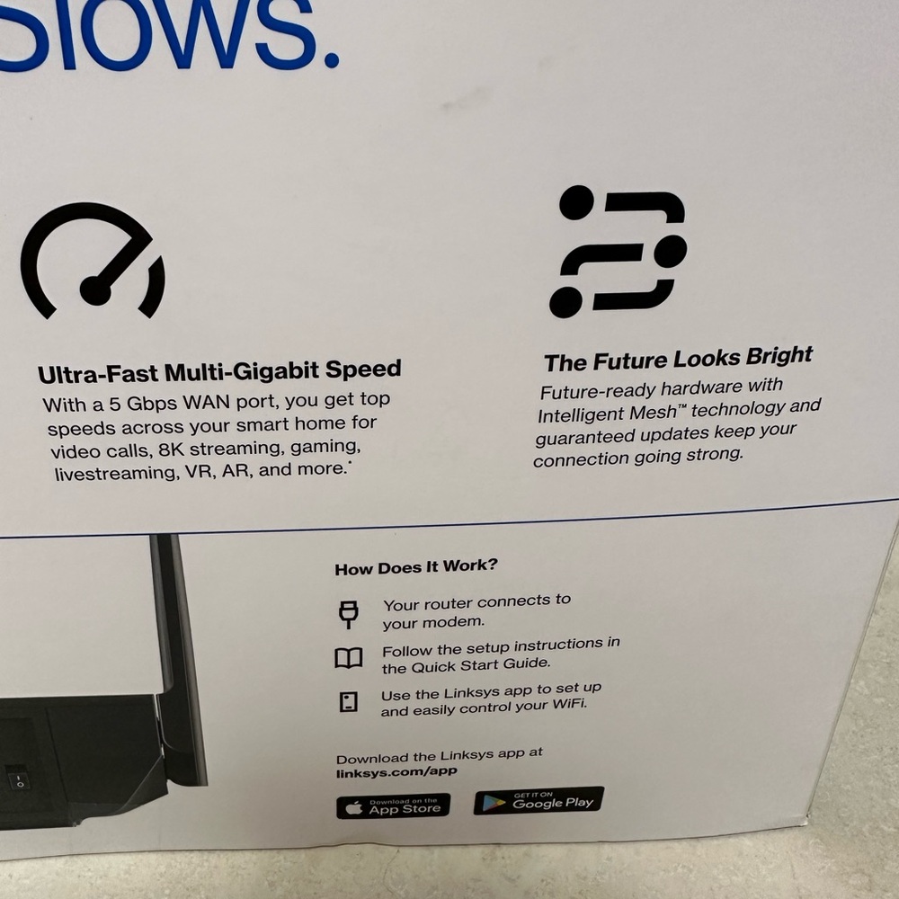 Linksys Hydra Pro 6E tri band mesh router - Picture 3 of 7